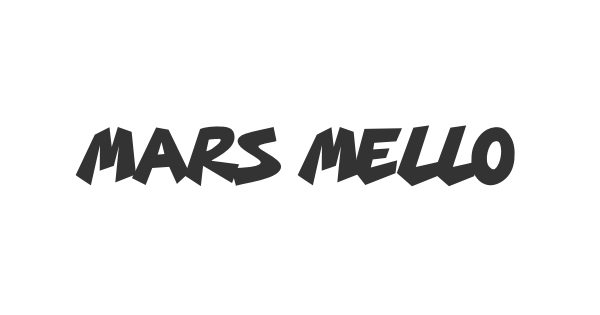 Mars Mellow font thumb